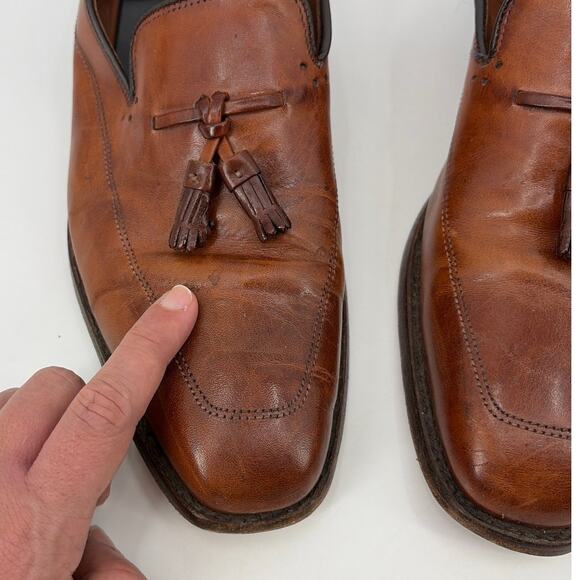 Allen Edmonds Claremont Tassel Loafers Sz 10D Walnut Y2K Preppy main image 6